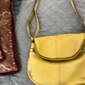 Lucky Brand Mustard Crossbody Bag